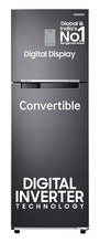Load image into Gallery viewer, Open Box, Unused Samsung 256 L, 3 Star, Convertible, Digital Inverter with Display Frost Free Double Door Refrigerator RT30C3733BX/HL, Luxe Black, 2024 Model
