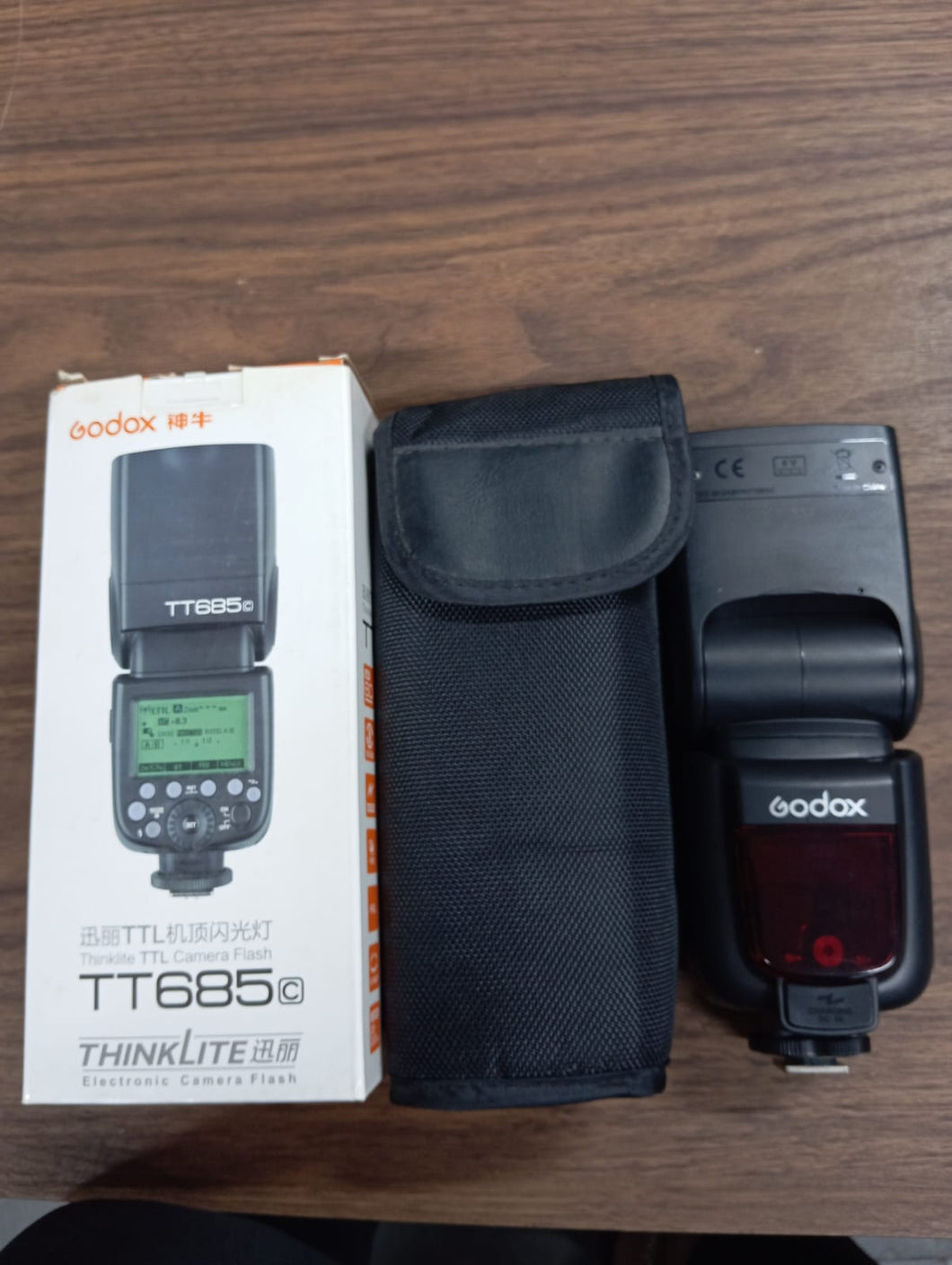 Open Box, Unused Godox Tt685c Thinklite Ttl Flash For Canon Cameras