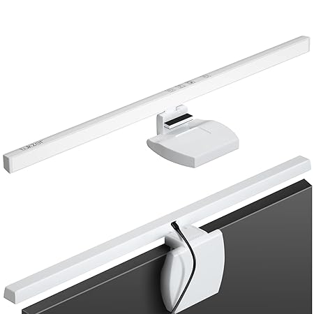Open Box Unused Tukzer 19-Inch Monitor Screen Light Bar with Smart Touch Sensor USB Powered 5W LED E-Reading Lamp