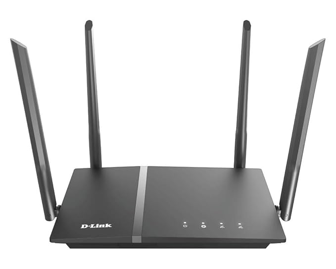 Open Box Unused D-Link - DIR-1260 WiFi Router AC1200 High Power Gigabit Ethernet Dual Band Wireless Internet for Home Gaming Parental Control Wi-Fi, Black