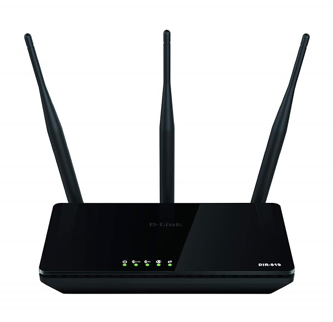 Open Box Unused D-Link DIR-819 Wireless AC750 Dual Band 750 mbps Router (Black, Not a Modem)