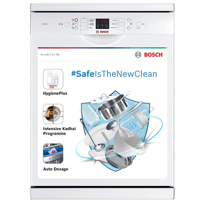 Open Box Unused Bosch Series 6 Free-standing Dishwasher 60 Cm White SMS66GW01I