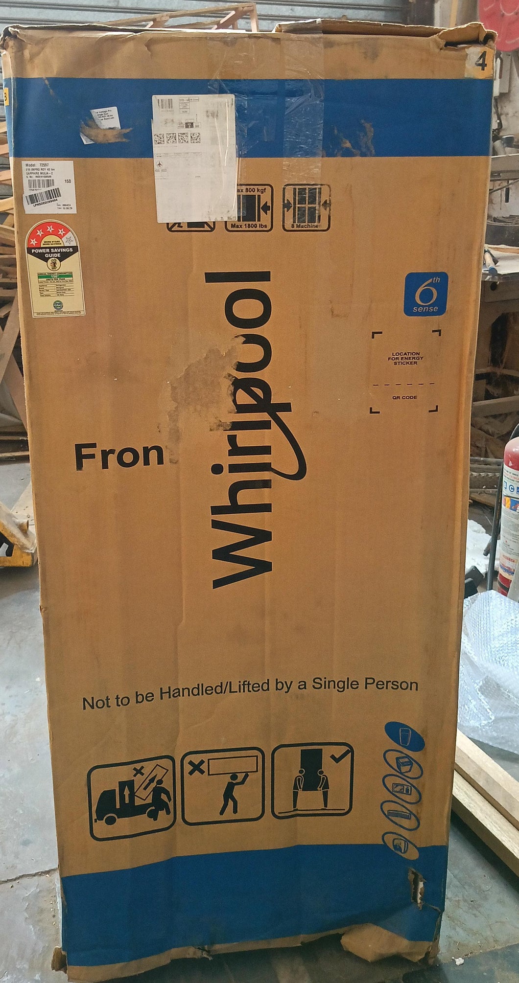 Open Box, Unused Open Box, Unused Whirlpool 192 L 5 Star Icemagic Powercool Inverter Direct-Cool Single Door Refrigerator 215Impc Roy 5S Inv Sapphire Mulia Z, Base Stand with Drawer, 2024 Fridge Model