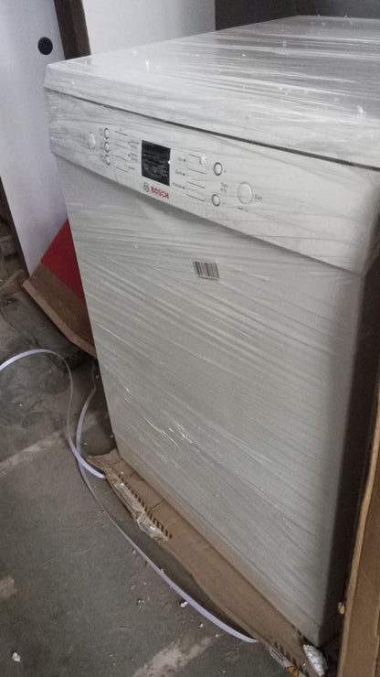 Open Box Unused Bosch Series 6 Free-standing Dishwasher 60 Cm White SMS66GW01I